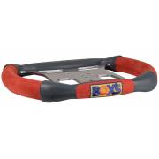 Steering wheel BOX'S EDC black/red