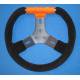 Steering wheel GOKART ALCANTARA black/orange