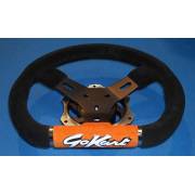 Steering wheel GOKART ALCANTARA black/orange