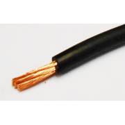 Black Hi-Flex 16mm2 cable per meter