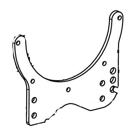 AGNI motor mounting plate for kart