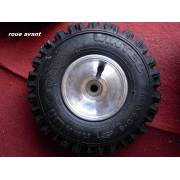 lot 4 roues pneus crampons cloutés 