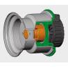 Wheel Drive motor PMSG 100-500 ratio 4/7