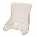 Transparent bucket seat for kart