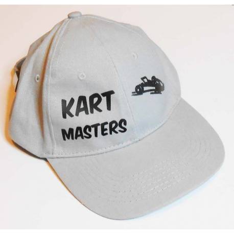 Casquette grise Kart Masters