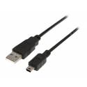 Câble USB2 vers mini USB 1,80m