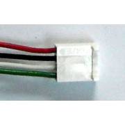Câble pour capteur LEM HASS 4 broches +5V 2 connecteurs