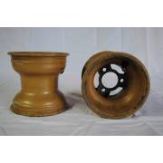 Set of 2 Front wheels hub 3 holes 120 mm magnesium second hand