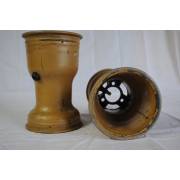 Set of 2 used 200mm magnesium rims