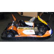 Electric kart with batteries and charger