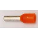 Cable end insulated 4mm2 orange