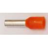 Cable end insulated 4mm2 orange