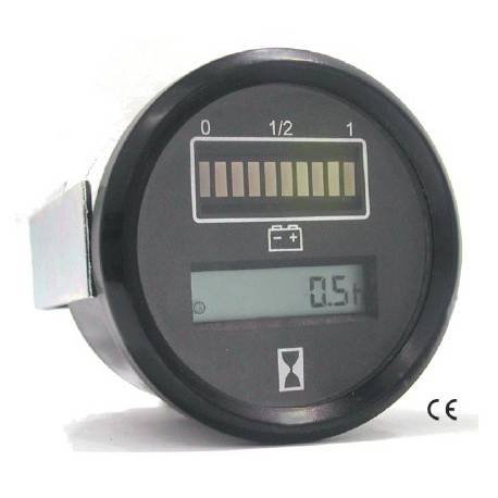 Moniteur de capacité de la batterie Jauge Mètre d’état de la batterie  Indicateur de tension Compteur de tension