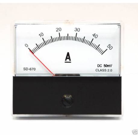 50mV 50A direct current indicator for panel without shunt