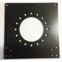 Plaque support moteur MOTENERGY en acier 6mm pour banc moteur H 132mm