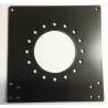 Plaque support moteur MOTENERGY en acier 6mm pour banc moteur H 132mm