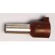 Cable end insulated 10mm2 brown 12mm