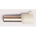 Cable end insulated 16mm2 white 25mm