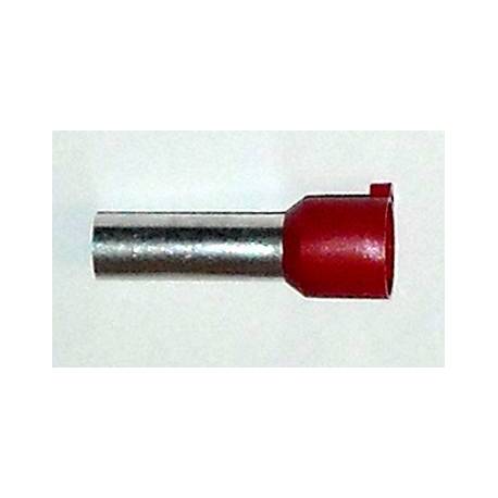 Cable end insulated 35mm2 red 25mm