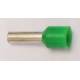 Cable end insulated 6mm2 green