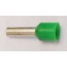 Cable end insulated 6mm2 green