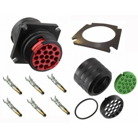 KIT EMBASE FEMELLE CLIPPER SOURIAU 18 CONTACTS