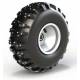 Pneu crampon clouté pour kart glace