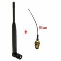 Antenne 2,4 GHz avec connecteur UFL 10cm pour module XBEE