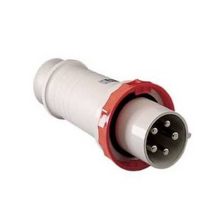 Male 125A plug Pratika red 3P+N+T