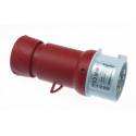 Male Plug 3P+N+T 16A 380V-415V RED PKE16M435