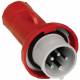 Male Plug 16A 380V-415V Red 3P+N+T IP67