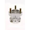 Short aluminum rear hub for 30mm shaft