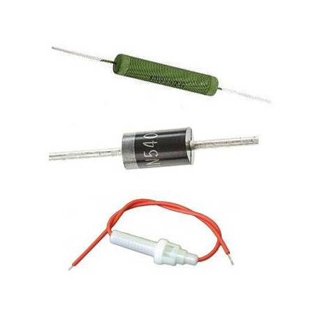 Assemblage fusible + résistance de pré-charge + diode de roue libre