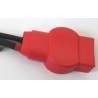 Red cover battery terminal