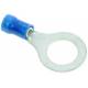 Crimp 10mm blue ring terminal for 2,5mm2 cable