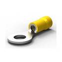 Crimp 6mm yellow ring terminal for 6mm2 cable