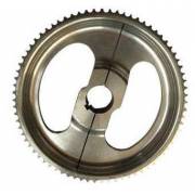 Driven toothed aluminum wheel 75 teeth for 30 mm shaft