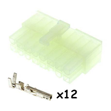 16-pin MOLEX connector for SEVCON Millipak with pins