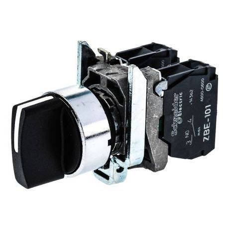 Bouton tournant à manette, 3 fixes, AV-STOP-AR