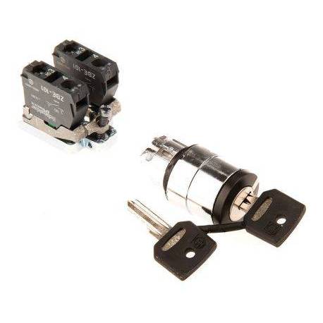 Rotating Locking knob 455 key, 3 fixed, retraction in the 3 positions V1-V2-V3