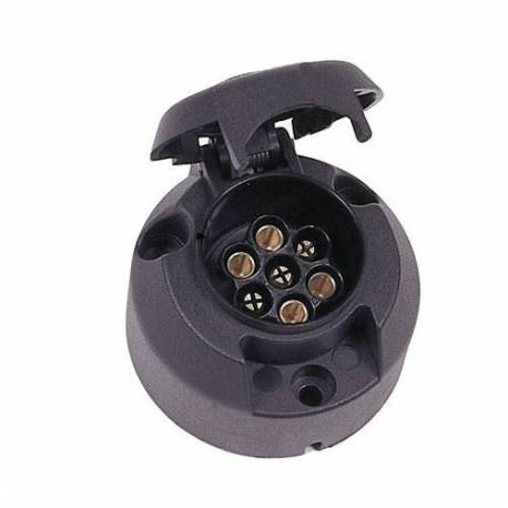 Plastic trailer socket 7-pin connector