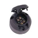 Plastic trailer socket 7-pin connector