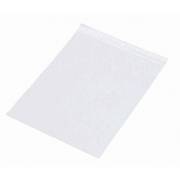 Pack of 100 transparent zip bags 100 x 150 mm