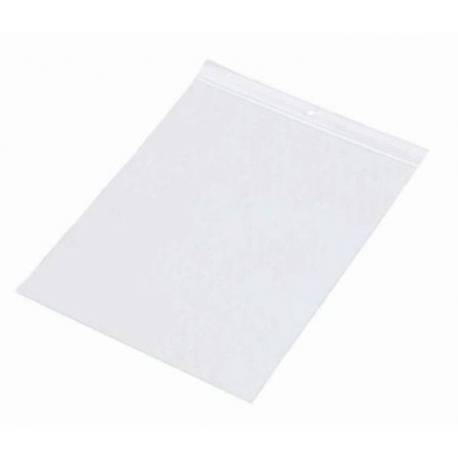 Lot de 100 sachets zip transparents 100 x 150 mm