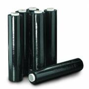 Spool of black stretch film 17 microns