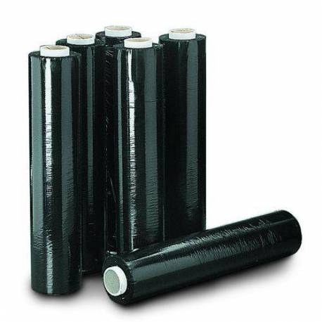 Bobine de film étirable noir 17 microns