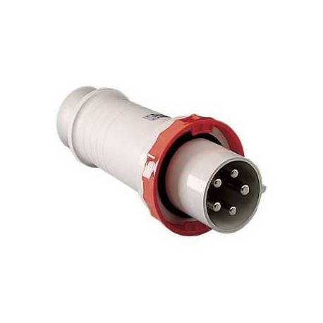 Plug 63A male PK RED 3P+N+T