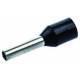 Cable end insulated 1.5mm2 black