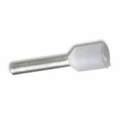 Cable end insulated 0.5mm2 white