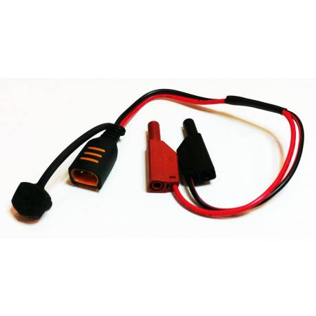 Câble à fiches bananes 4mm pour chargeurs CTEK